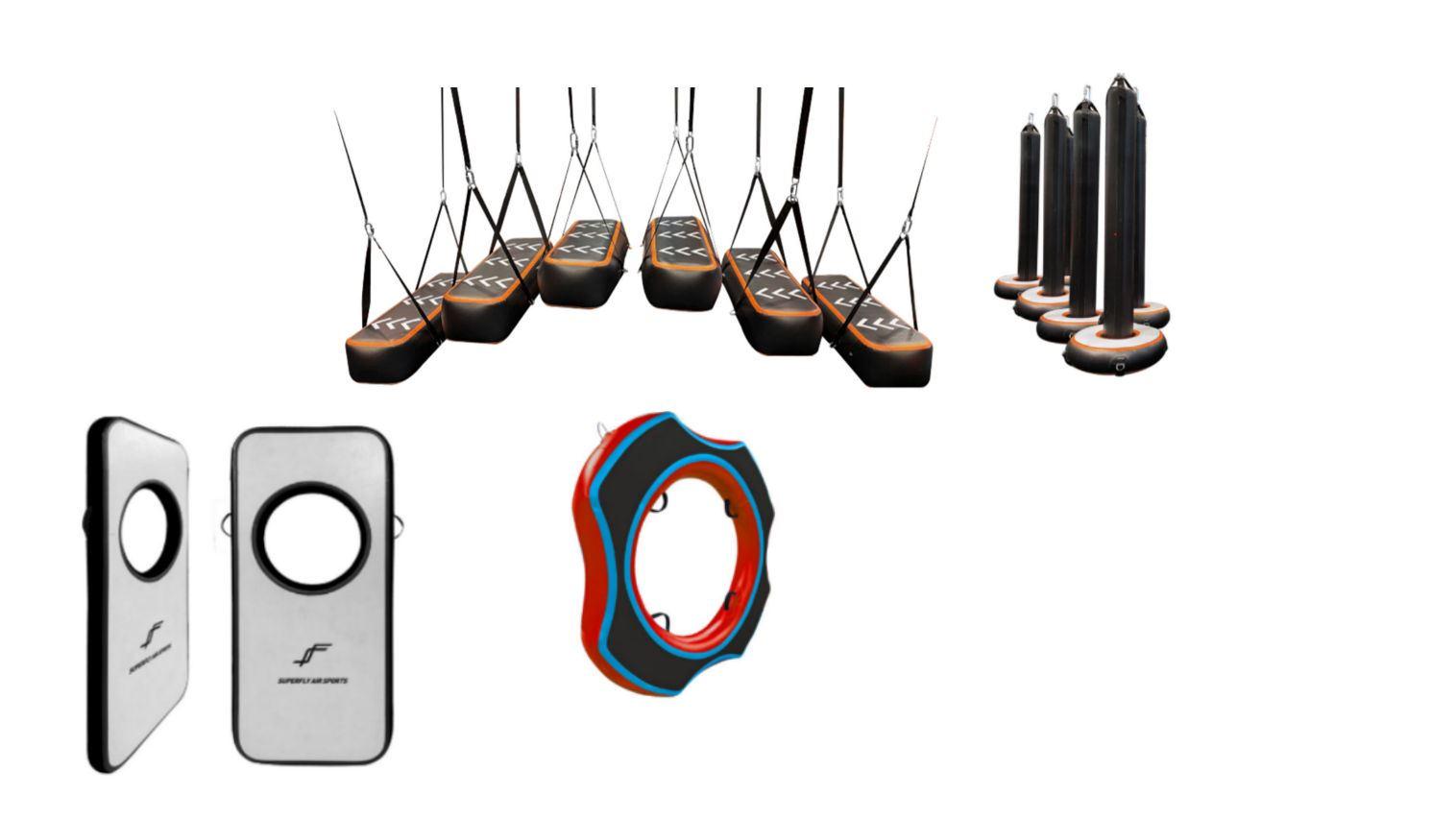 Ninja Air - Individuell - luftgefüllte Hindernisse für den Ninja-Sport von AirTrack Factory