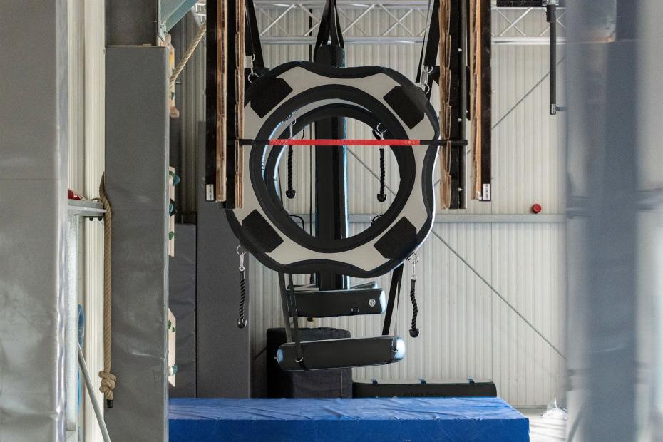 Ninja-Übungsraum-Hindernisse