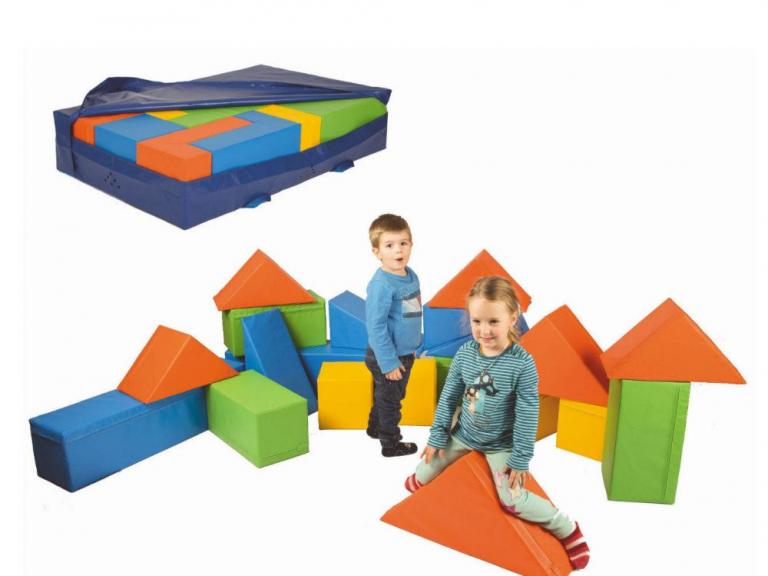 Bausteinsatz-Conny - Großbausteine Medi werden empfohlen für Kinder zwischen 2 und 4 Jahren
