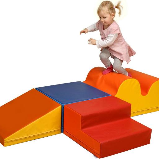 Bausteinsatz-Ria - Großbausteine Medi werden empfohlen für Kinder zwischen 2 und 4 Jahren