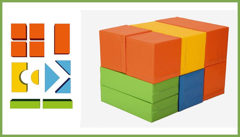 Bausteinsatz-Fabian - die Bewegungsbausteine von Bänfer werden gerne eingesetzt in der Kita, Grundschule, Spielgruppe, Therapie und Arztpraxis. Bausteinsatz-Fabian - die Großbausteine MAXI für Kinder ab 4 Jahren sind die am meisten verbreiteten Baumodule