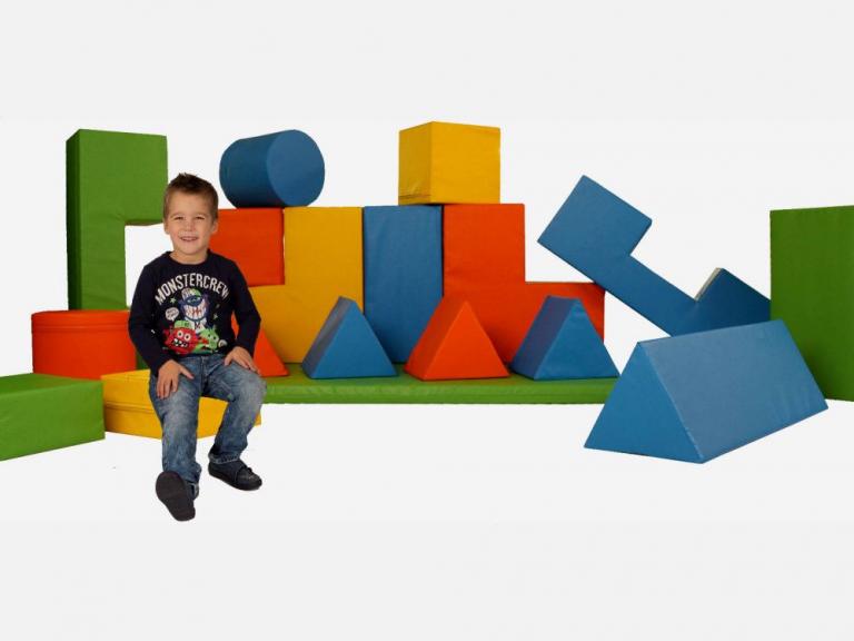 Baumodul-Karo - die Großbausteine MAXI für Kinder ab 4 Jahren sind die am meisten verbreiteten Baumodule