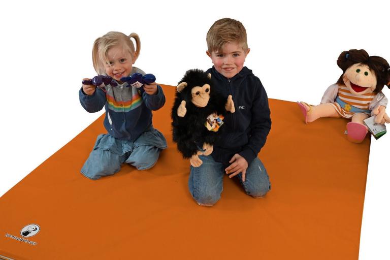 Spielmatte-Krabbelmatte-Kinder - quadratische Matte mit vielfältigen Einsatzmöglichkeiten