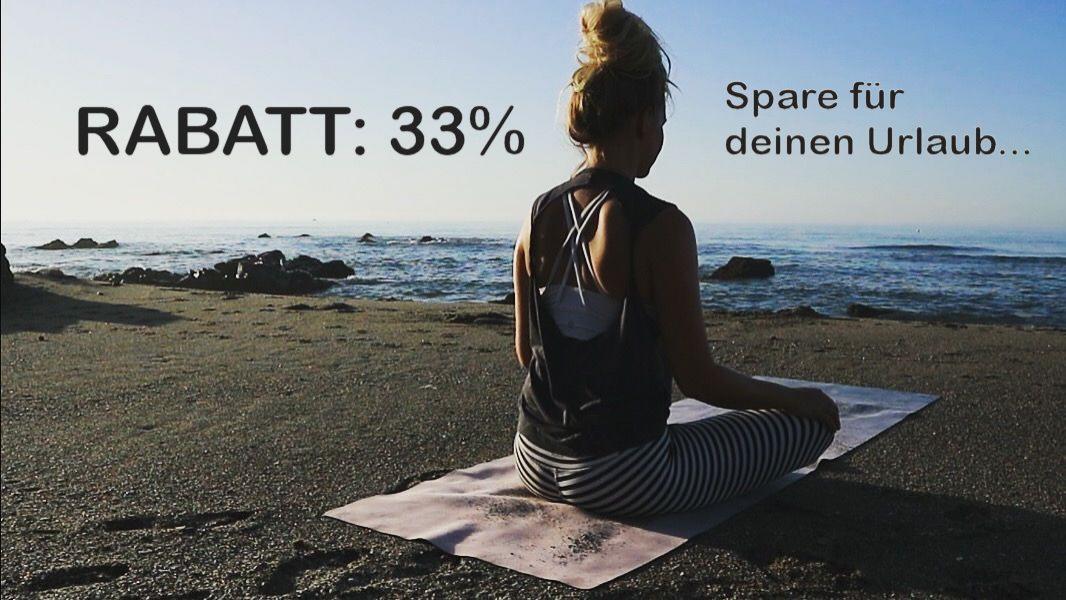 Für deinen Urlaub und Yoga - Outdoor: Yoga Matt Travel: leicht und sehr gut faltbar.