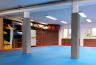 Säulenschutz in Sporthalle - grau - Sicherheits-Polster zum Verkleiden von quadratischen/rechteckigen Säulen in Sport-/Turnhallten oder dem Sportplatz