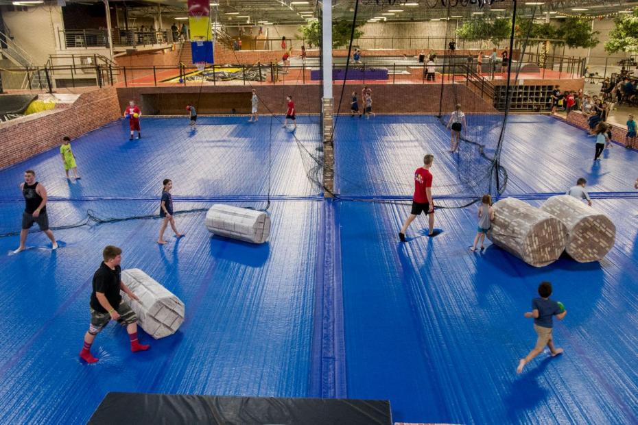 AirTrick - große Trampolinfläche