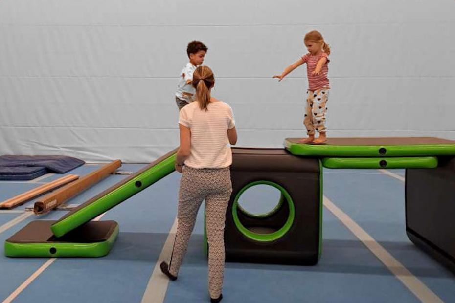 AirMove 'n Groove - Einsatz beim Kinderturnen