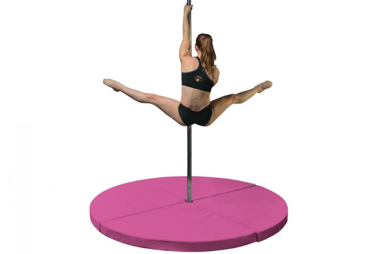 Poledance-Crash-Pad-pink - Die Poledance-Matte federt jeden sonst möglicherweise schmerzvollen Sturz ab