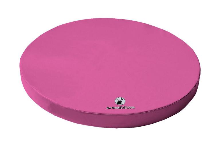 Weichbodenmatte-rund-pink - mit einer Stärke von 10 bis 25 cm - zum Spielen, Toben, Turnen