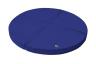 Runde Weichbodenmatte - dunkelblau - die Matte besteht aus 4 Einzelteilen und wird mit Klettstreifen verbunden
