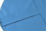 Rundmatte Klettverbindung - hellblau - die Viertelkreise werden mit Klettstreifen verbunden