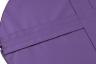 Rundmatte Klettverbindung - lila - die Viertelkreise werden mit Klettstreifen verbunden