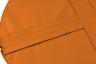 Rundmatte Klettverbindung - orange - die Viertelkreise werden mit Klettstreifen verbunden