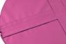 Rundmatte Klettverbindung - pink - die Viertelkreise werden mit Klettstreifen verbunden
