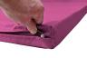 Fallschutzmatte-Reissverschluss-pink - die Matte hat einen verdeckten Sicherheitsreissverschluss