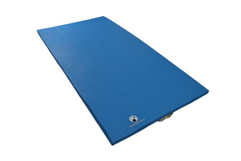 Leichtturnmatte-3cm-hellblau - schmale Turnmatte für den täglichen Gebrauch