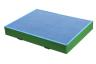Niedersprungmatte-blau-gruen - mit optimaler Dämpfung und Härtegrad