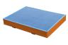 Niedersprungmatte-blau-orange - mit optimaler Dämpfung und Härtegrad