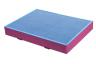 Niedersprungmatte-blau-pink - mit optimaler Dämpfung und Härtegrad