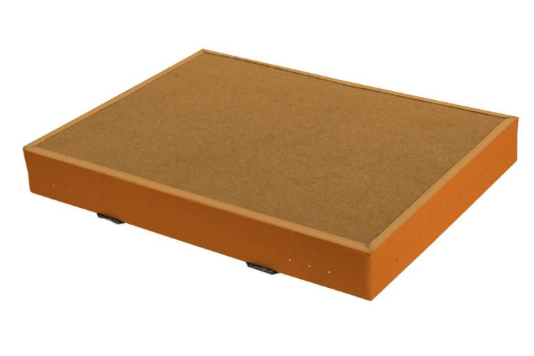 Niedersprungmatte-gelb-orange - mit optimaler Dämpfung und Härtegrad