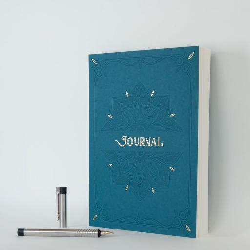 Das Journal wurde in Aachen designt und wird in Deutschland produziert.