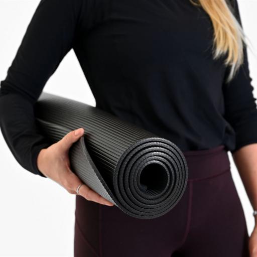 Die Pilatesmatte ist beidseitig nutzbar.