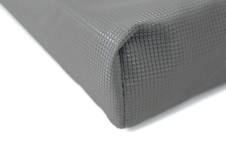 Bezug Geraeteturnmatte grau - Detail - hochwertiger Ersatzbezug für Geräteturnmatten - original turnmatte.com
